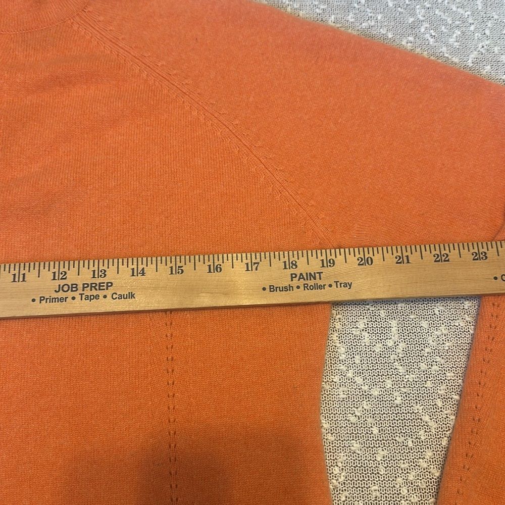 DON RAKOW Cashmere Sweater LARGE Peach - Picture 8 of 10